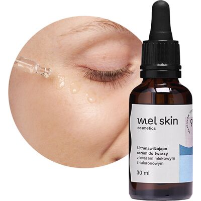 SERUM do TWARZY nawilżające kwas hialuronowy ELIKSIR MŁODOŚCI Mel Skin SERUM do TWARZY nawilżające kwas hialuronowy ELIKSIR MŁODOŚCI Mel Skin