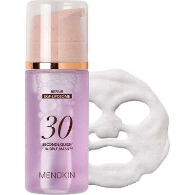 MENOKIN 30 Seconds Quick Bubble Mask REPAIR 95 ml - maseczka w piance regenerująca MENOKIN 30 Seconds Quick Bubble Mask REPAIR 95 ml - maseczka w piance regenerująca