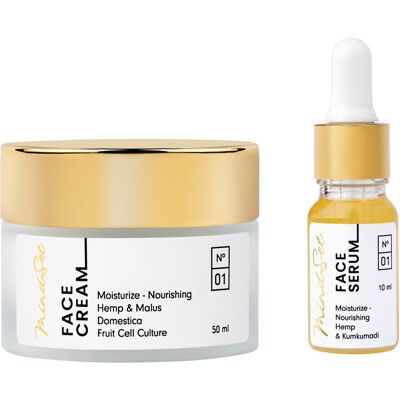 Mindset Cosmetics, Zestaw kosmetyków, No.01 rozświetlająco & nawilżający, 2 szt. Mindset Cosmetics, Zestaw kosmetyków, No.01 rozświetlająco & nawilżający, 2 szt.