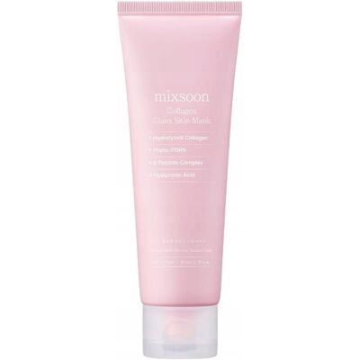 Mixsoon - Collagen Glass Skin Mask - Rozświetlająca Maska z Kolagenem, 80ml Mixsoon - Collagen Glass Skin Mask - Rozświetlająca Maska z Kolagenem, 80ml