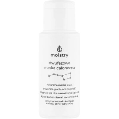 Moistry, Naturalna Dwufazowa Maska Do Twarzy Całonocna S.O.S., 50 Ml Moistry, Naturalna Dwufazowa Maska Do Twarzy Całonocna S.O.S., 50 Ml