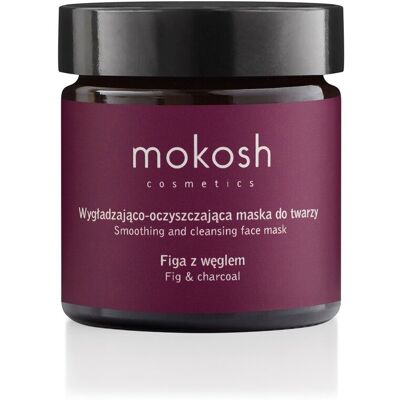 Mokosh, Wygładzająco-oczyszczająca maska do twarzy Figa z Węglem, 60 ml Mokosh, Wygładzająco-oczyszczająca maska do twarzy Figa z Węglem, 60 ml