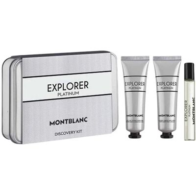 Mont Blanc Explorer Platinum Zestaw Miniatura Wody Perfumowanej Spray 7.5ml + Żel Oczyszczający 30ml + Krem Do Twarzy 30ml Mont Blanc Explorer Platinum Zestaw Miniatura Wody Perfumowanej Spray 7.5ml + Żel Oczyszczający 30ml + Krem Do Twarzy 30ml