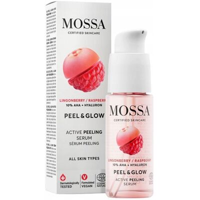 MOSSA Peel & Glow Aktywny Peeling Serum 30ml MOSSA Peel & Glow Aktywny Peeling Serum 30ml