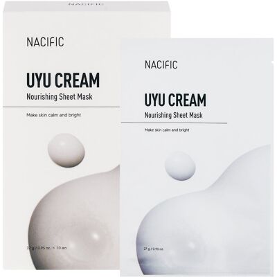 NACIFIC UYU CREAM NOURISHING MASK Intensywnie odżywiająca maska w płachcie 10 szt. NACIFIC UYU CREAM NOURISHING MASK Intensywnie odżywiająca maska w płachcie 10 szt.