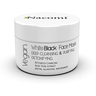 Maseczka na twarz Nacomi White & Black - Głęboki oczyszczanie 50ml Maseczka na twarz Nacomi White & Black - Głęboki oczyszczanie 50ml