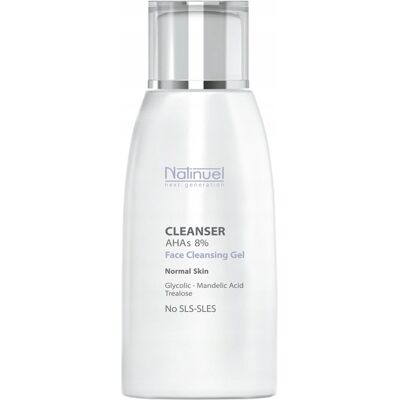 NATINUEL Cleanser AHA 8% Żel oczyszczający do cery normalnej i mieszanej NATINUEL Cleanser AHA 8% Żel oczyszczający do cery normalnej i mieszanej