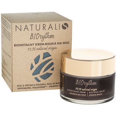 NATURALIS Biorythm Maska nocna z olejem z opuncji figowej 50ml NATURALIS Biorythm Maska nocna z olejem z opuncji figowej 50ml