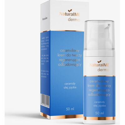 NaturalME, Ceramidowy krem do twarzy regenerująco-odbudowujący, 50 ml NaturalME, Ceramidowy krem do twarzy regenerująco-odbudowujący, 50 ml