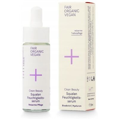 i+m Organiczne serum z squalane do twarzy - Nawilżające, Szybko wchłaniające się i+m Organiczne serum z squalane do twarzy - Nawilżające, Szybko wchłaniające się