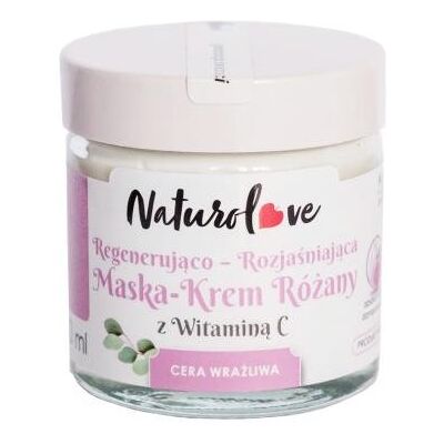 Naturolove, Krem - Maska Różana z Witaminą C, 60ml Naturolove, Krem - Maska Różana z Witaminą C, 60ml