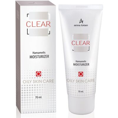 Nawilżacz w kremie z wyciągiem z oczaru wirginijskiego - do cery trądzikowej, na wypryski Anna Lotan 70 ml ( 802 ) Clear-70 ml Nawilżacz w kremie z wyciągiem z oczaru wirginijskiego - do cery trądzikowej, na wypryski Anna Lotan 70 ml ( 802 ) Clear-70 ml