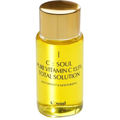 Nawilżające Serum Antyoksydacyjne do twarzy Pure Vitamin C 13.5 Total Solution C:Soul Nawilżające Serum Antyoksydacyjne do twarzy Pure Vitamin C 13.5 Total Solution C:Soul