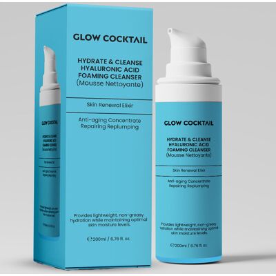 Nawilżająco-oczyszczający żel z kwasem hialuronowym 200 ml Nawilżająco-oczyszczający żel z kwasem hialuronowym 200 ml