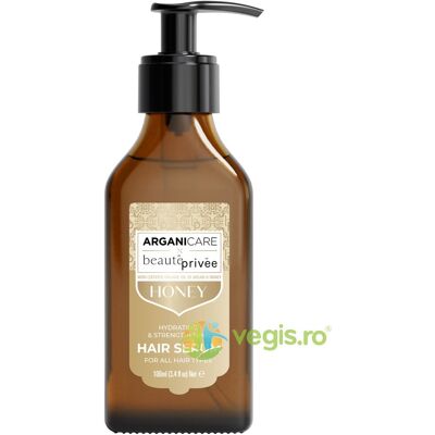 Nawilżająco-wzmacniające serum do włosów z olejkiem arganowym i miodem 100ml Nawilżająco-wzmacniające serum do włosów z olejkiem arganowym i miodem 100ml