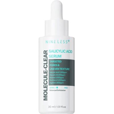 NINE LESS - Molecule-Clear Salicylic Acid Serum, 30 ml - Delikatnie złuszczające serum z kwasem salicylowym NINE LESS - Molecule-Clear Salicylic Acid Serum, 30 ml - Delikatnie złuszczające serum z kwasem salicylowym