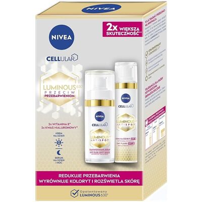 Zestaw Nivea Cellular Krem Na Dzień Spf 50 Serum Przeciw Przebarwieniom Zestaw Nivea Cellular Krem Na Dzień Spf 50 Serum Przeciw Przebarwieniom