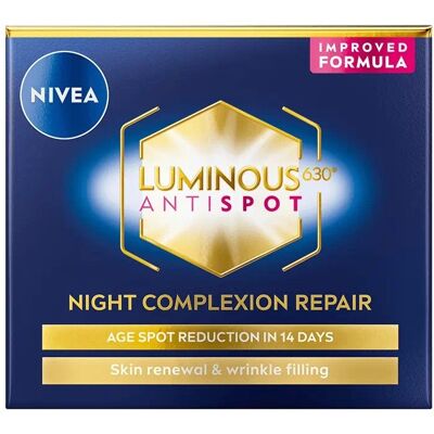 NIVEA Krem Nocny Cellular Luminous 630 - Usuwanie plam pigmentacyjnych NIVEA Krem Nocny Cellular Luminous 630 - Usuwanie plam pigmentacyjnych