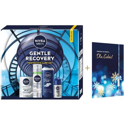 NIVEA MEN RECOVERY Zestaw na Święta Kosmetyków męskich+ Kartka NIVEA MEN RECOVERY Zestaw na Święta Kosmetyków męskich+ Kartka