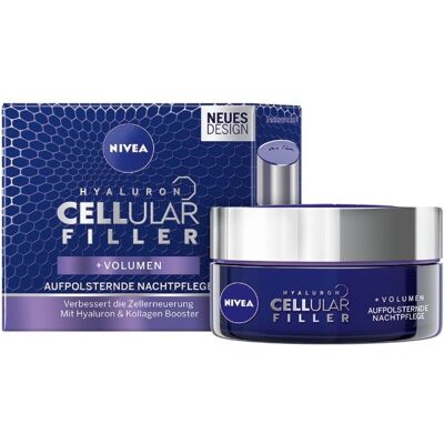 Nivea, Przeciwzmarszczkowy krem hialuronowy na noc, 50 ml Nivea, Przeciwzmarszczkowy krem hialuronowy na noc, 50 ml
