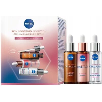 NIVEA Zestaw do rutynowego nakładania serum CELLULAR NIVEA Zestaw do rutynowego nakładania serum CELLULAR