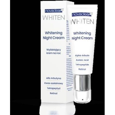 NovaClear Rozjaśniający Krem na Noc - Ujednolica koloryt - 50ml NovaClear Rozjaśniający Krem na Noc - Ujednolica koloryt - 50ml