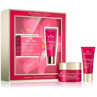 Nuxe zestaw Merveillance Expert, krem liftingujący do skóry suchej, 50ml + krem pod oczy, 15ml Nuxe zestaw Merveillance Expert, krem liftingujący do skóry suchej, 50ml + krem pod oczy, 15ml