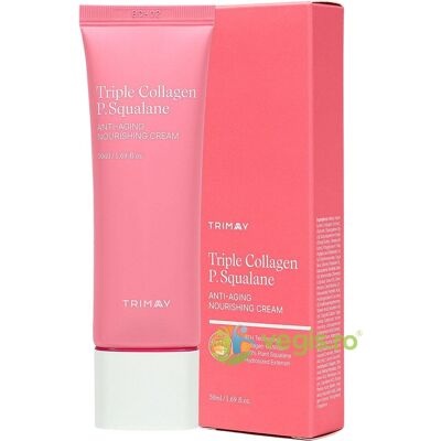 Odżywczy Krem Do Twarzy Przeciwzmarszczkowy Potrójny Kolagen P.Skwalan 50ml Odżywczy Krem Do Twarzy Przeciwzmarszczkowy Potrójny Kolagen P.Skwalan 50ml