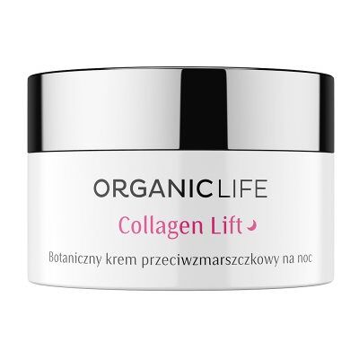Organic Life, Collagen Lift, botaniczny krem przeciwzmarszczkowy na noc, 50 g Organic Life, Collagen Lift, botaniczny krem przeciwzmarszczkowy na noc, 50 g
