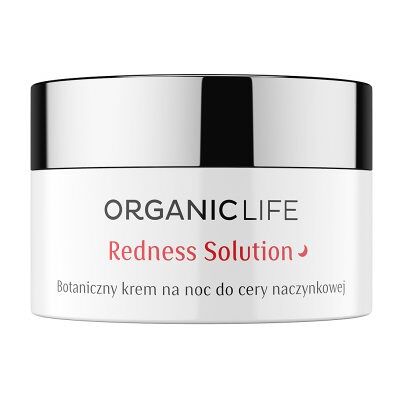 Organic Life, Redness Solution, krem na noc cera naczynkowa, 50 g Organic Life, Redness Solution, krem na noc cera naczynkowa, 50 g
