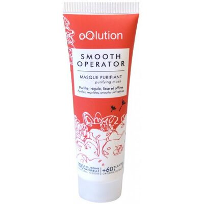 Organiczna oczyszczająca maska do twarzy, Smooth Operator, 50 ml, oOlution Organiczna oczyszczająca maska do twarzy, Smooth Operator, 50 ml, oOlution