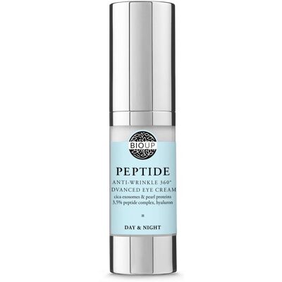 PEPTIDE Anti-wrinkle 360 zaawansowany przeciwzmarszczkowy krem pod oczy z peptydami, egzosomami i kofeiną -15ml - BIOUP PEPTIDE Anti-wrinkle 360 zaawansowany przeciwzmarszczkowy krem pod oczy z peptydami, egzosomami i kofeiną -15ml - BIOUP