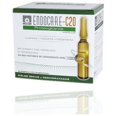 Pielęgnacja skóry - Endocare - C20 Proteoglikany - 30 Ampułek - 15% Witamina C - 2% Proteoglikany - Bez parabenów Pielęgnacja skóry - Endocare - C20 Proteoglikany - 30 Ampułek - 15% Witamina C - 2% Proteoglikany - Bez parabenów