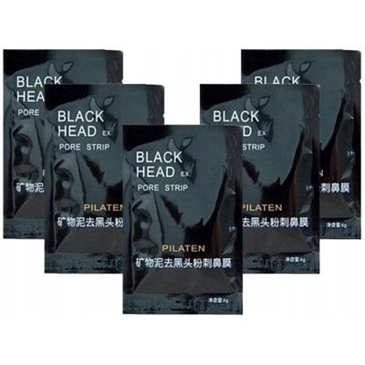 Pilaten Black Czarna Maska Do Twarzy 400szt Pilaten Black Czarna Maska Do Twarzy 400szt