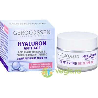 Przeciwzmarszczkowy krem na dzień SPF10 Hialuron 50ml Przeciwzmarszczkowy krem na dzień SPF10 Hialuron 50ml