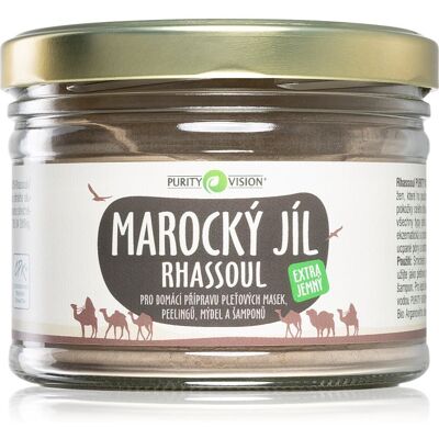 Glinka Rhassoul Marokańska - Głębokie Czyszczenie - 450g Glinka Rhassoul Marokańska - Głębokie Czyszczenie - 450g
