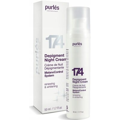 Purles 174 Depigment Cream depigmentujący przebarwienia skóry krem na noc Purles 174 Depigment Cream depigmentujący przebarwienia skóry krem na noc