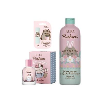 PUSHEEN Zestaw kosmetyczny Woda perfumowana/ żel/ balsam do ust PUSHEEN Zestaw kosmetyczny Woda perfumowana/ żel/ balsam do ust
