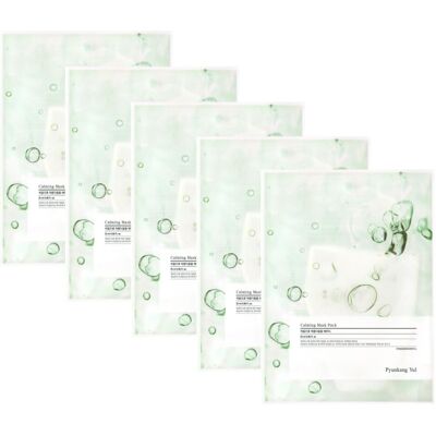 Pyunkang Yul Calming Mask 5 x 25 ml - Kojąco-nawilżająca maseczka w płachcie, zestaw 5 sztuk Pyunkang Yul Calming Mask 5 x 25 ml - Kojąco-nawilżająca maseczka w płachcie, zestaw 5 sztuk