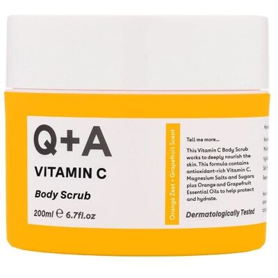 Q+A Witamina C Peeling do ciała - Peeling do ciała Q+A Witamina C Peeling do ciała - Peeling do ciała