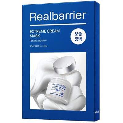 REAL BARRIER EXTREME CREAM MASK Intensywnie nawilżająca maska w płachcie 27 ml (10 szt.) REAL BARRIER EXTREME CREAM MASK Intensywnie nawilżająca maska w płachcie 27 ml (10 szt.)