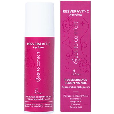 Regenerujące serum z resweratrolem na noc AGE GLOW Regenerujące serum z resweratrolem na noc AGE GLOW