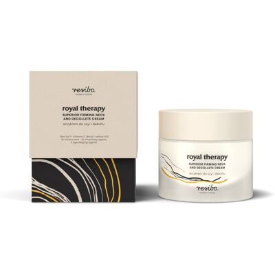Resibo, Royal Therapy, arcykrem do szyi i dekoltu, 50 ml Resibo, Royal Therapy, arcykrem do szyi i dekoltu, 50 ml