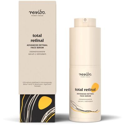 Resibo, Total Retinal, Zaawansowane serum do twarzy z retinalem 0,1%, 30 ml Resibo, Total Retinal, Zaawansowane serum do twarzy z retinalem 0,1%, 30 ml