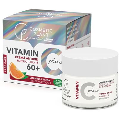 Restrukturyzujący krem przeciwzmarszczkowy 60+ Witamina C Plus 50ml Restrukturyzujący krem przeciwzmarszczkowy 60+ Witamina C Plus 50ml