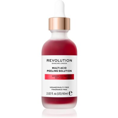 Revolution Skincare Multi Acid Peeling Solution - 60ml Głębokie Oczyszczanie z AHA BHA Revolution Skincare Multi Acid Peeling Solution - 60ml Głębokie Oczyszczanie z AHA BHA
