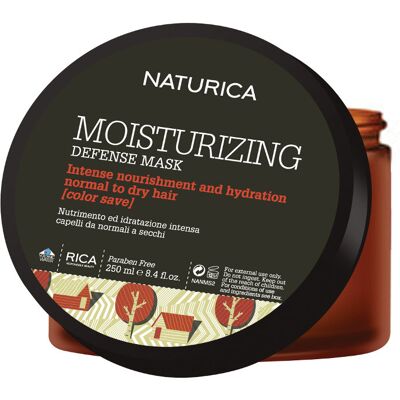 Rica Naturica Moisturizing Defense, Maska odżywczo-nawilżająca antyoksydacyjna do włosów normalnych i suchych 250ml Rica Naturica Moisturizing Defense, Maska odżywczo-nawilżająca antyoksydacyjna do włosów normalnych i suchych 250ml