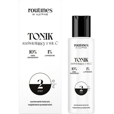 ROUTINES BY ALKMIE TONIK DO TWARZY ROZŚWIETLAJĄCY Z WIT C 150 ML ROUTINES BY ALKMIE TONIK DO TWARZY ROZŚWIETLAJĄCY Z WIT C 150 ML