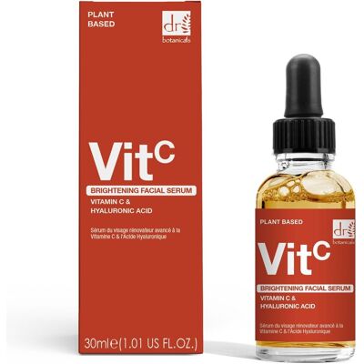 Rozświetlające serum do twarzy z 5% witaminy C i 2% kwasu hialuronowego 30 ml Rozświetlające serum do twarzy z 5% witaminy C i 2% kwasu hialuronowego 30 ml
