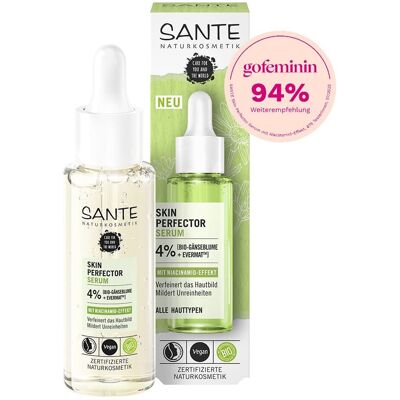 Sante, Serum Wzmacniające Z Efektem Niacynamidu 4%, Stokrotka I Roślinny Kompleks Evermat™, 30ml Sante, Serum Wzmacniające Z Efektem Niacynamidu 4%, Stokrotka I Roślinny Kompleks Evermat™, 30ml